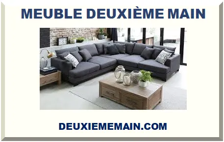 MEUBLE DEUXIÈME MAIN 2026-2027