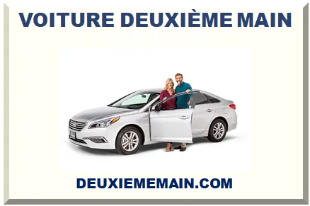 VOITURE DEUXIÈME MAIN 2026-2027